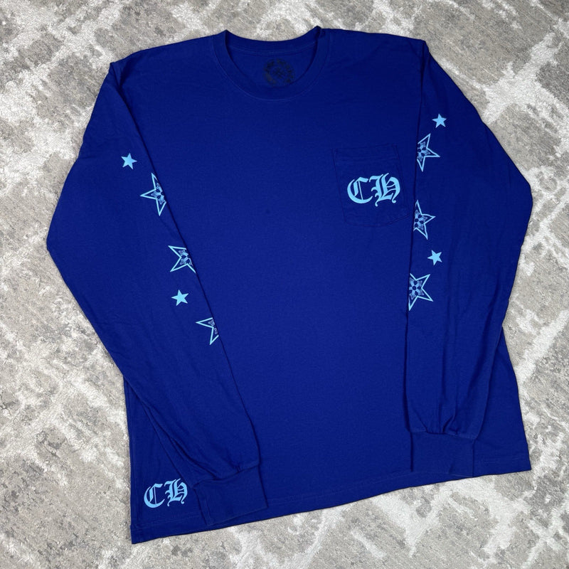 Chrome Hearts Stars Logo Long Sleeve Tee Shirt 