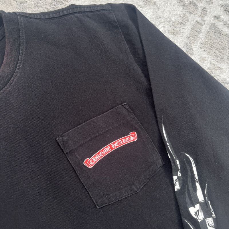 Chrome Hearts Matty Boy Stay Fast Long Sleeve Tee Shirt 