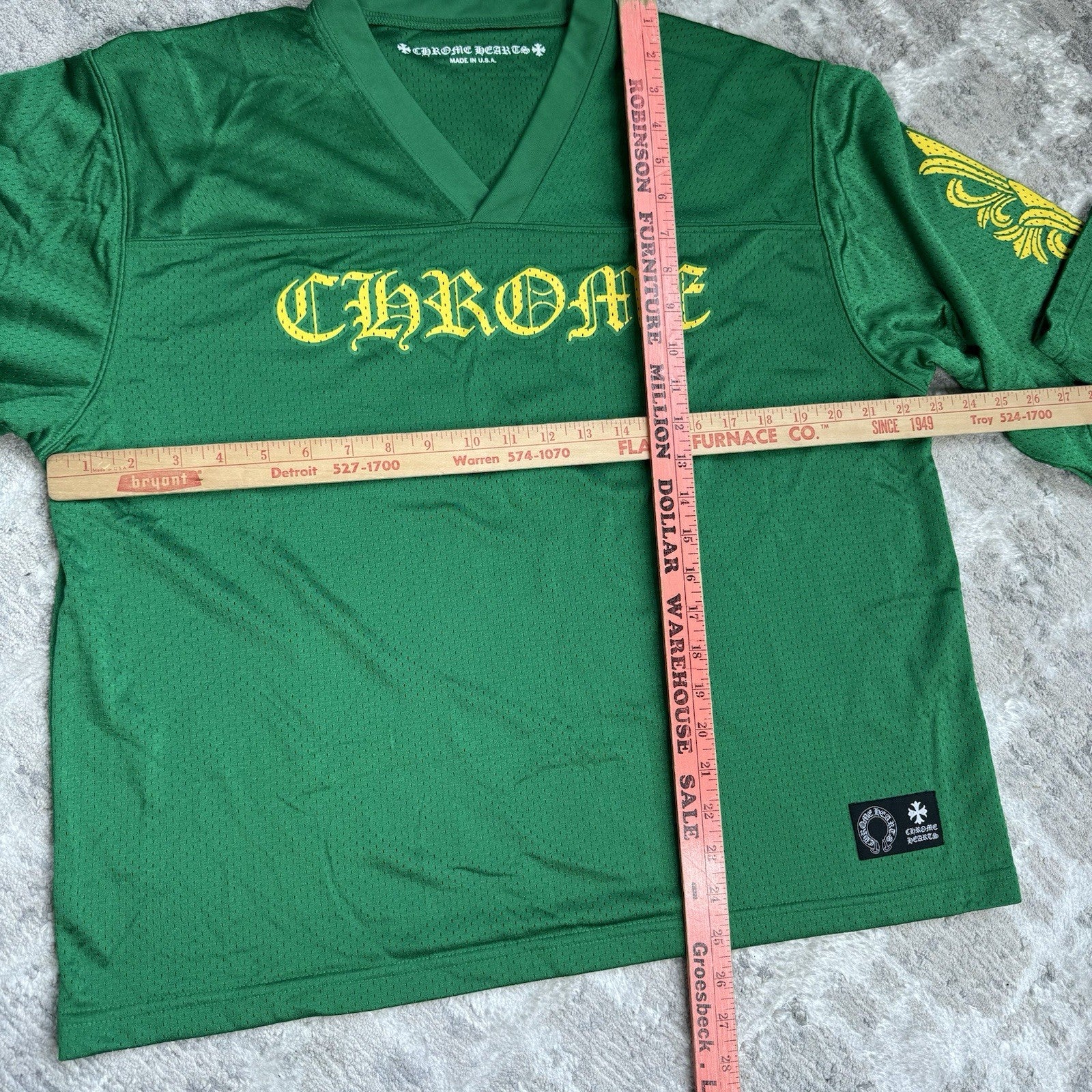 Chrome Hearts Mesh CH Long Sleeve Jersey 