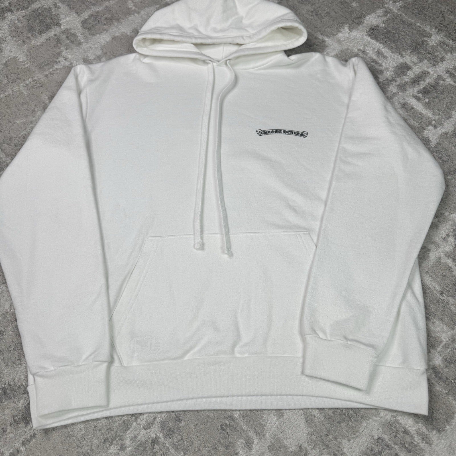 Chrome Hearts St Barth Exclusive Cross Pullover Hoodie 