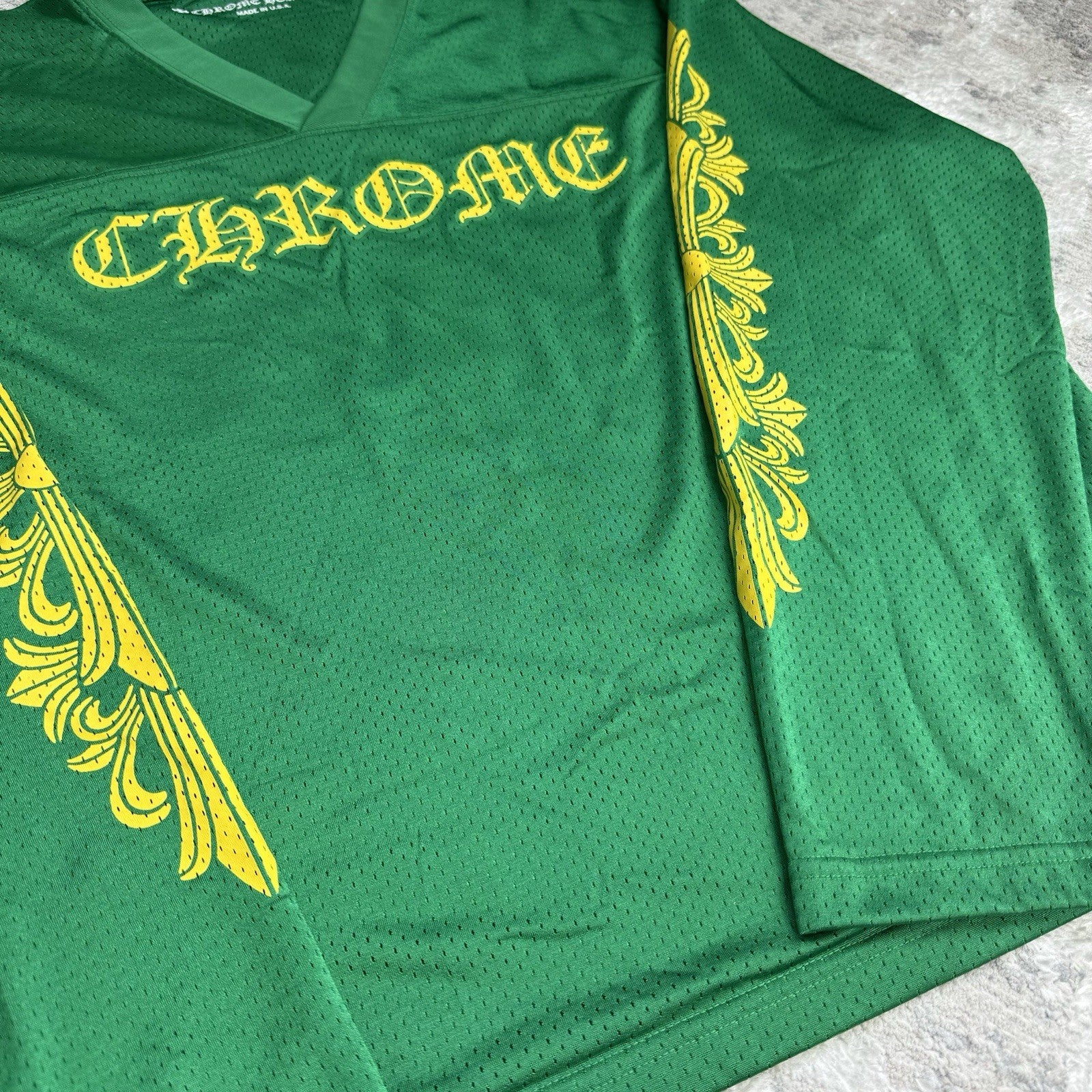 Chrome Hearts Mesh CH Long Sleeve Jersey 