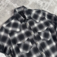 Chrome Hearts Guns N Roses Leather Button Up 