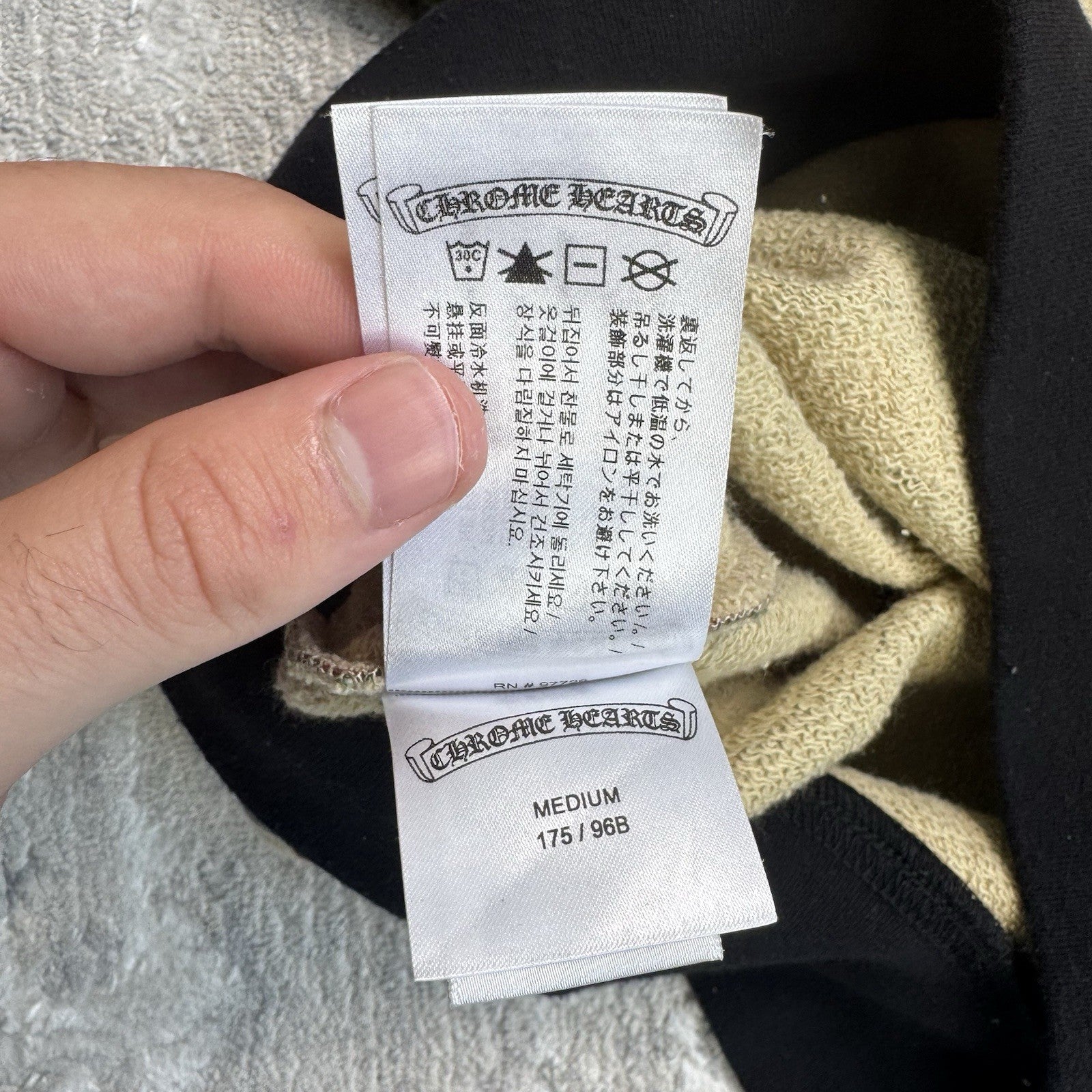 Chrome Hearts Matty Boy Caution Pullover Hoodie 