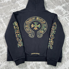 Chrome Hearts Camo Horseshoe Thermal Zip Up Hoodie