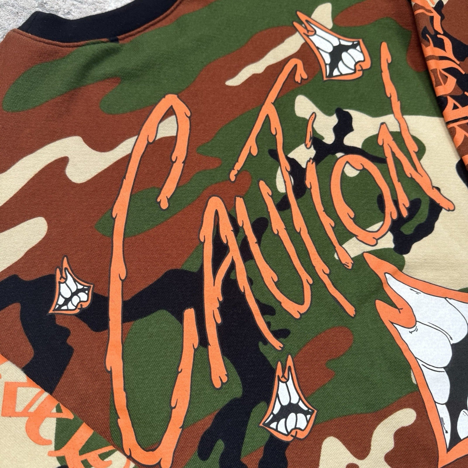 Chrome Hearts Matty Boy Caution Pullover Hoodie 