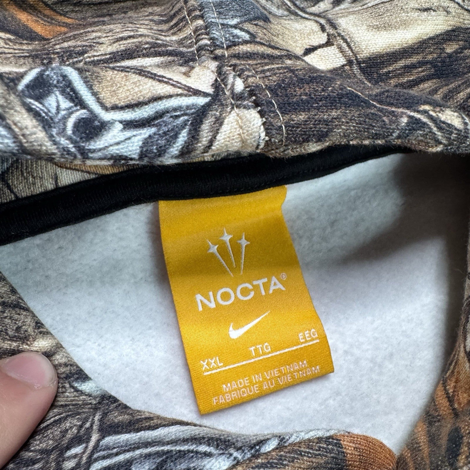 Chrome Hearts Nike Nocta Drake CLB Camo Horseshoe Pullover Hoodie