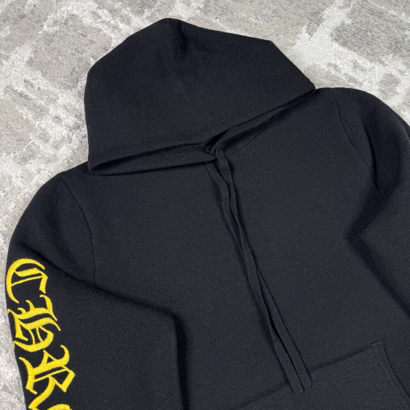 Chrome Hearts Cashmere Embroidered Sleeve Logo Pullover Hoodie 