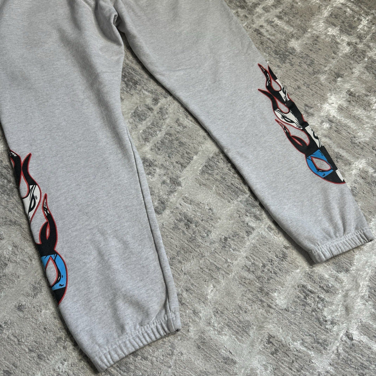Chrome Hearts Matty Boy Brain Flame Sweatpants 