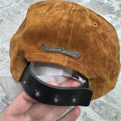 Chrome Hearts Suede Dagger Leather Strap Hat
