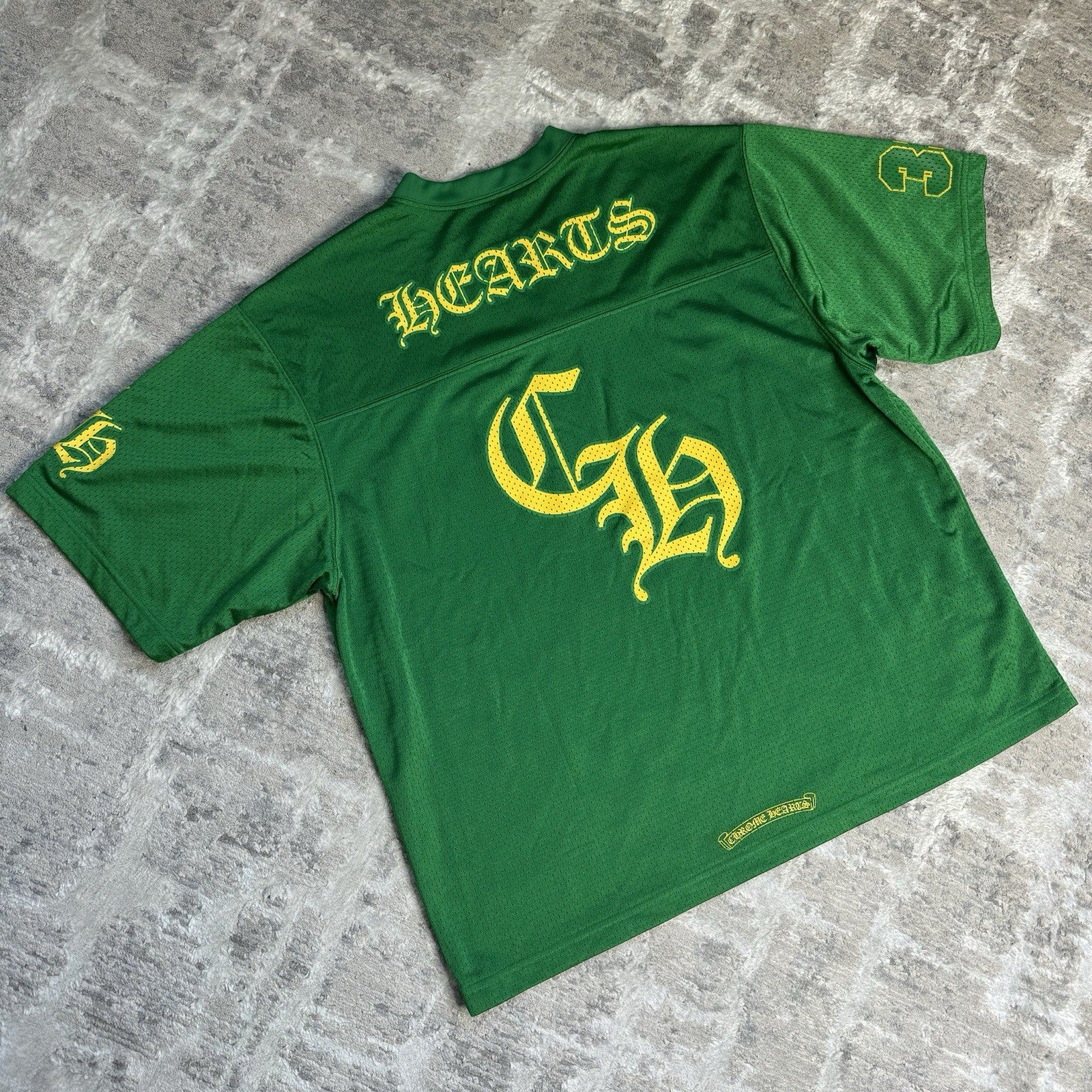 Chrome Hearts Mesh CH Short Sleeve Jersey 