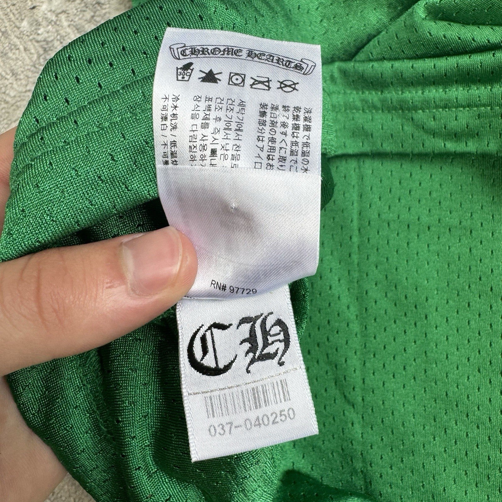 Chrome Hearts Mesh CH Long Sleeve Jersey 