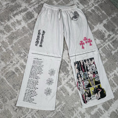 Chrome Hearts Deadly Doll Patchwork Sweatpants 