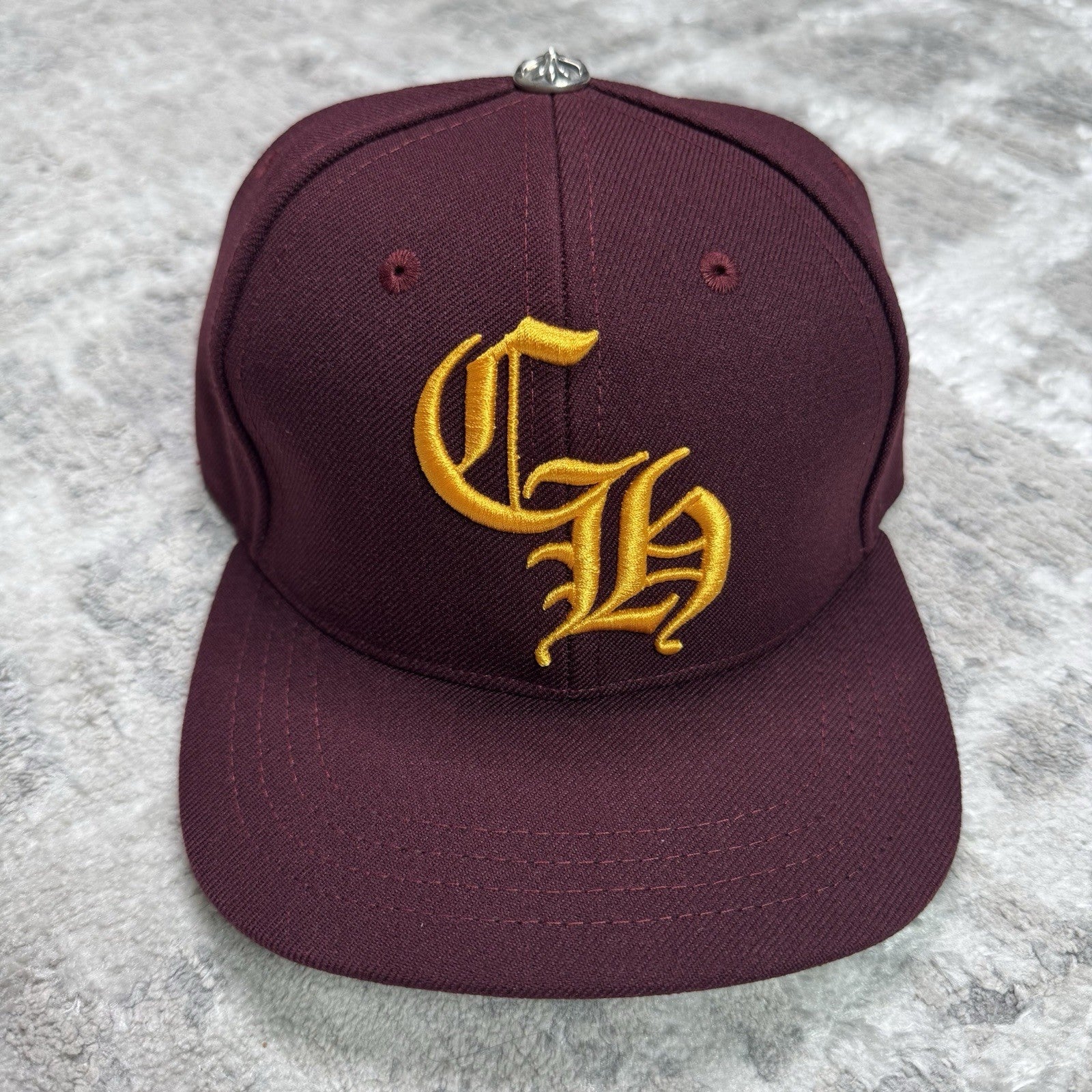 Chrome Hearts CH Embroidered Logo Baseball Hat