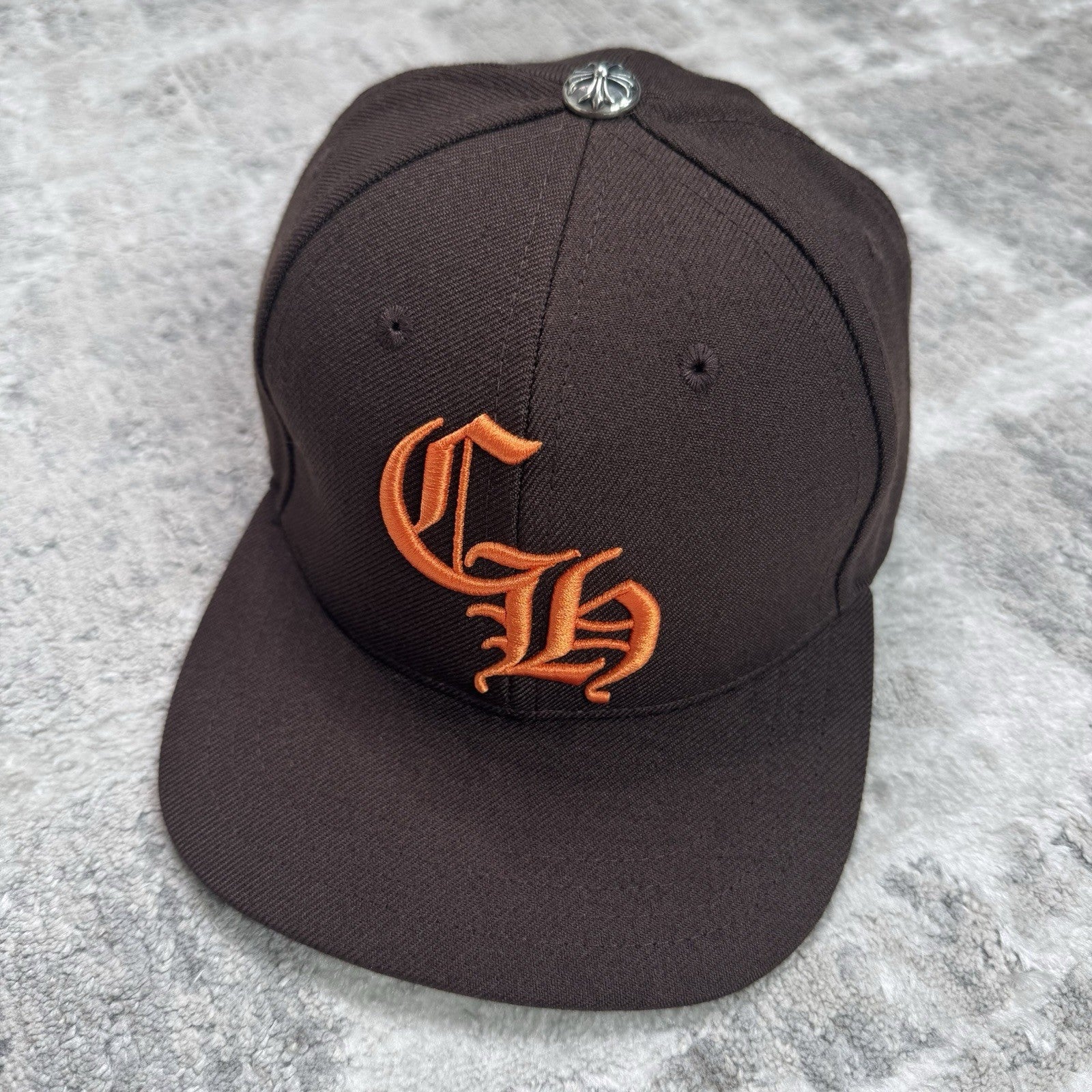 Chrome Hearts Baseball CH Brown Orange 