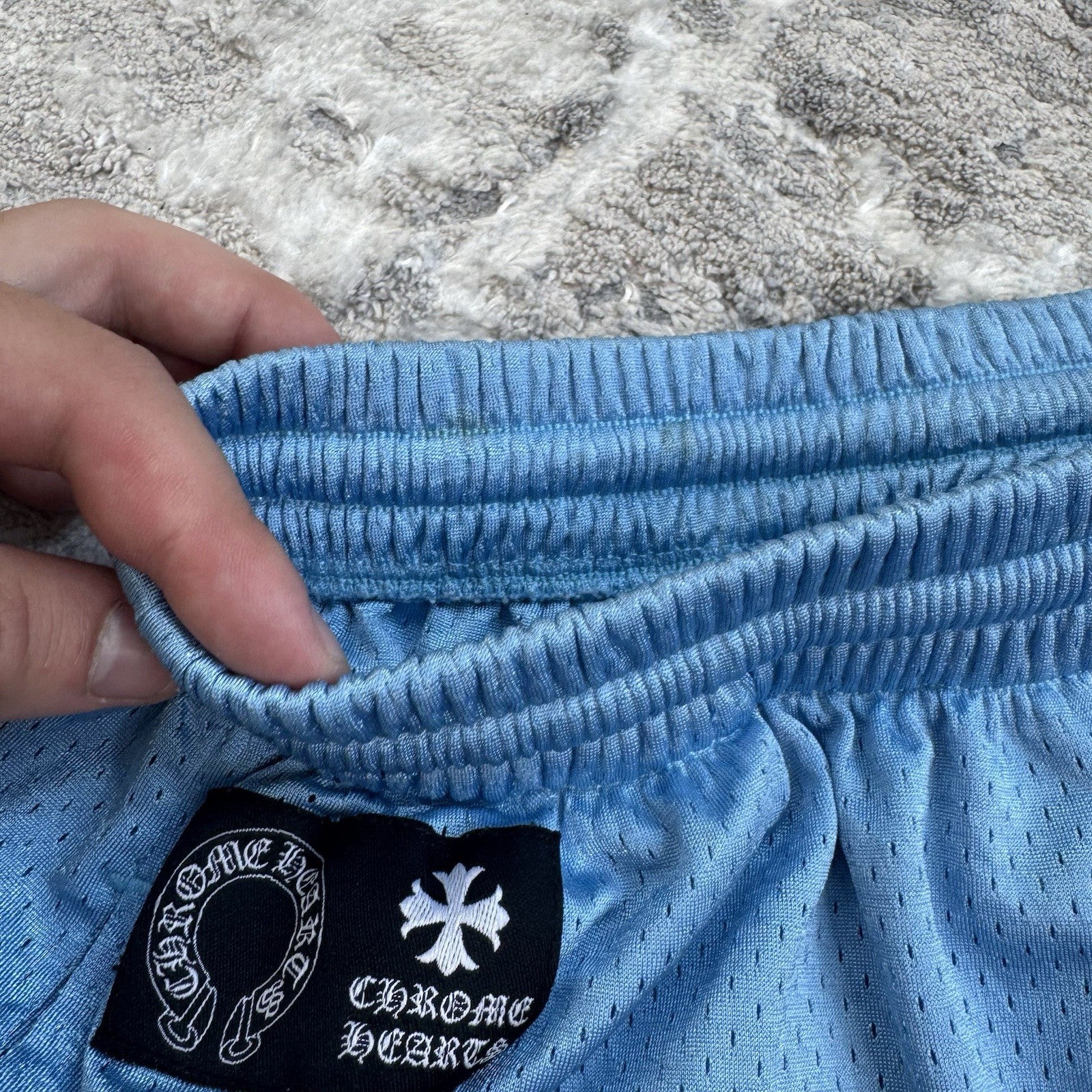 Chrome Hearts Mesh CH Jersey Shorts 