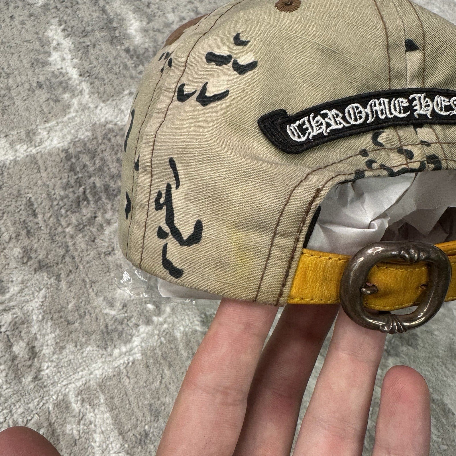 Chrome Hearts Sex Records Matty Boy Leather Patch Gunslinger Baseball Hat