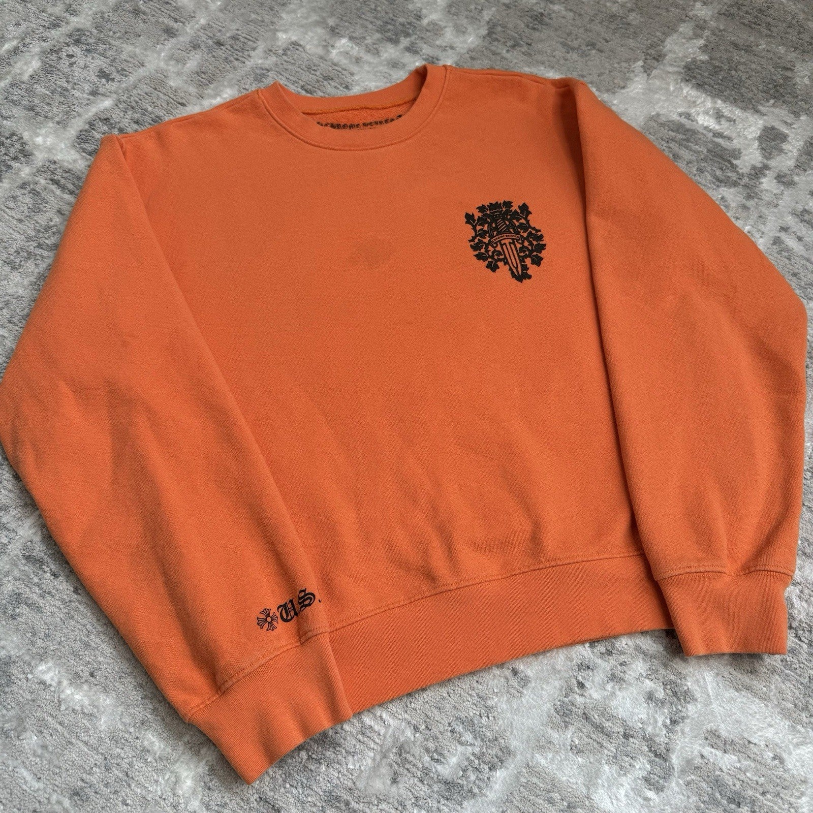 Chrome Hearts Dagger Back Logo Pullover Crewneck 