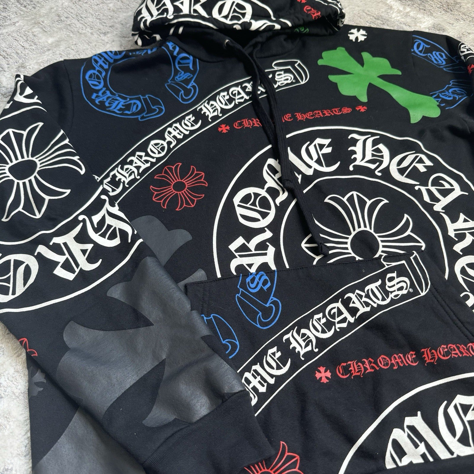 Chrome Hearts Stencil Pullover Hoodie 