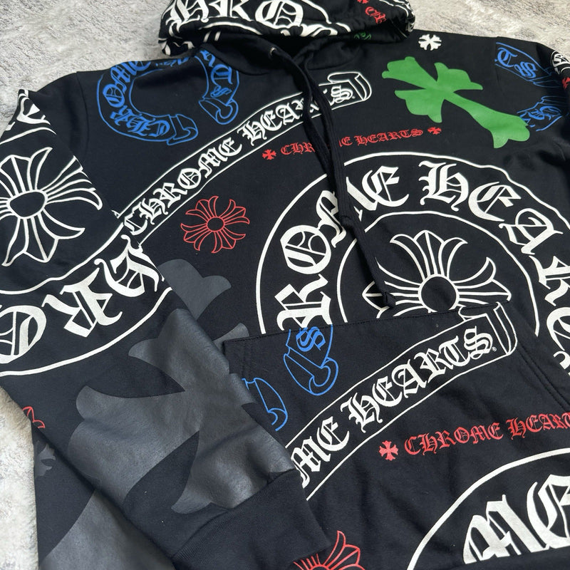 Chrome Hearts Stencil Pullover Hoodie 
