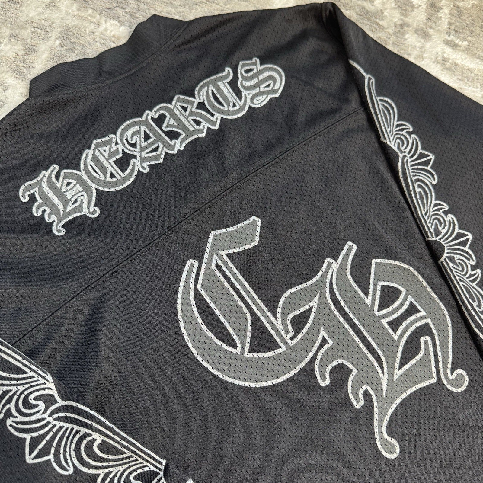 Chrome Hearts Mesh CH Long Sleeve Jersey 