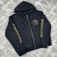 Chrome Hearts Camo Horseshoe Thermal Zip Up Hoodie