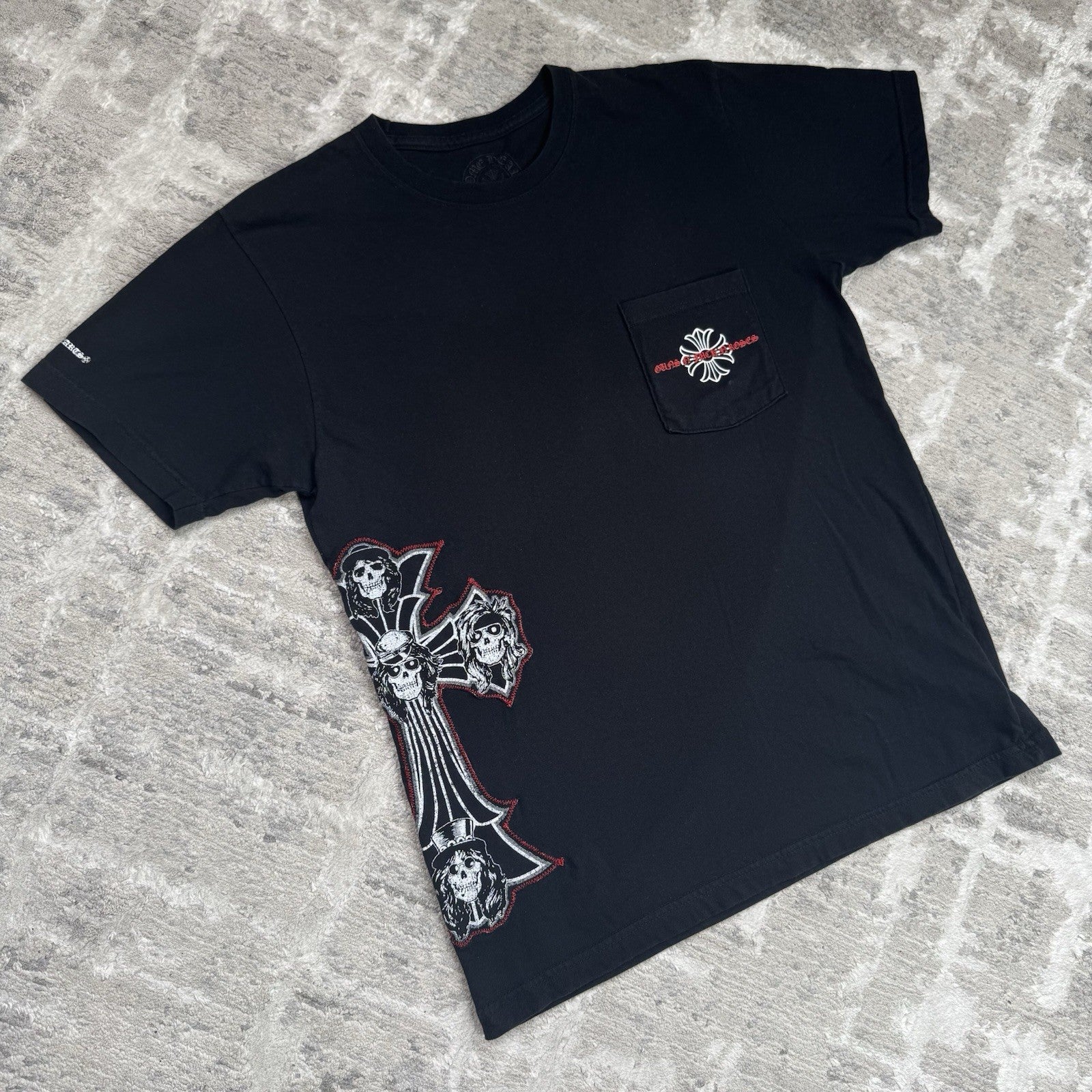 Chrome Hearts Guns N Roses Short Sleeve Tee Shirt 