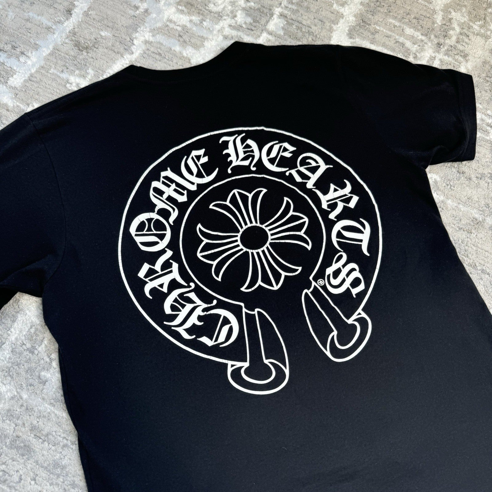 Chrome Hearts Horseshoe Short Sleeve Pocket Tee Shirt 
