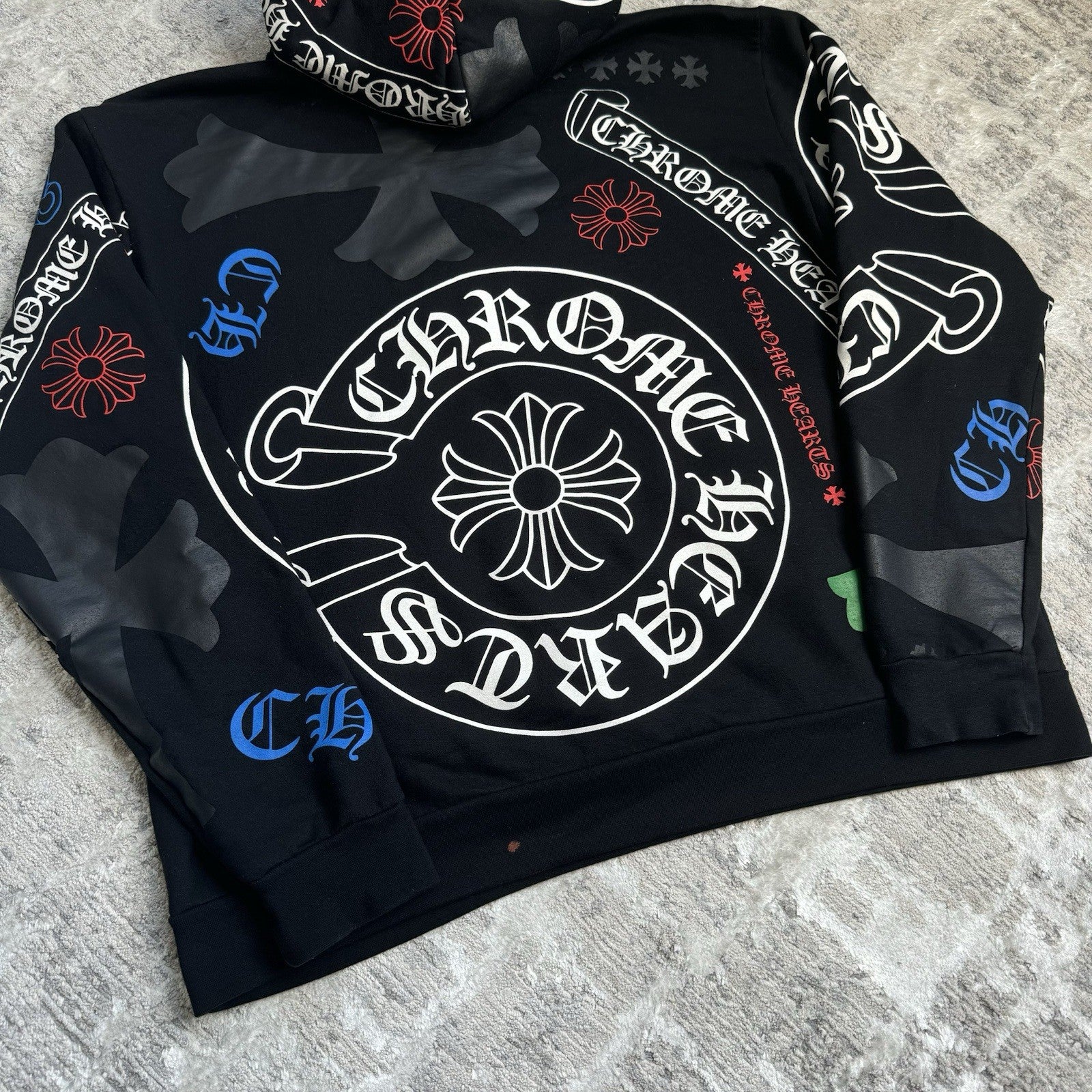 Chrome Hearts Stencil Pullover Hoodie 