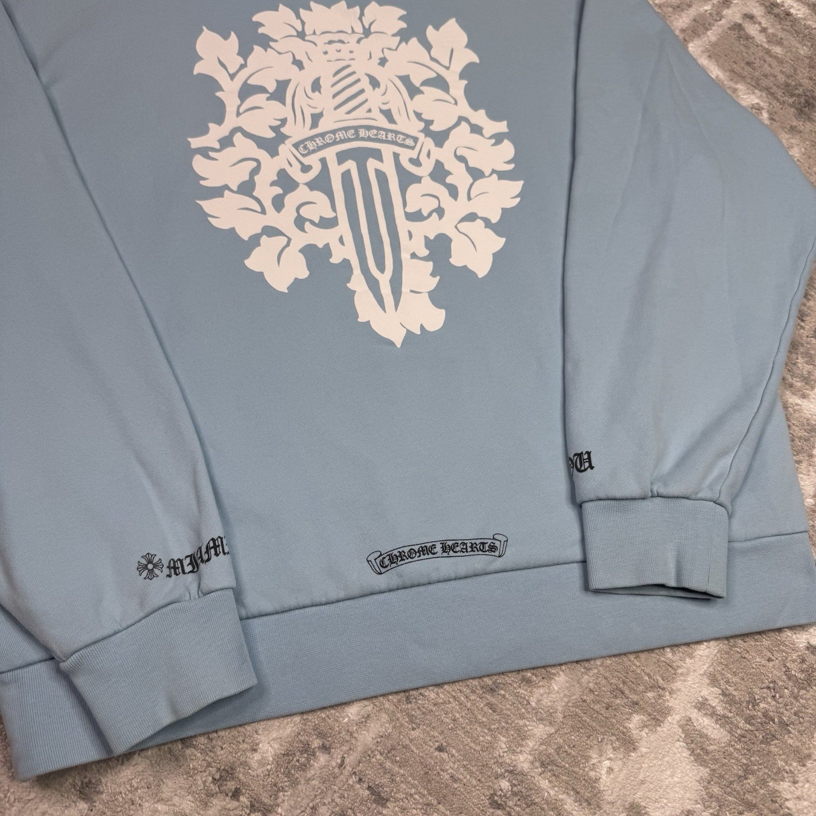 Chrome Hearts Miami Art Basil Dagger Pullover Hoodie 