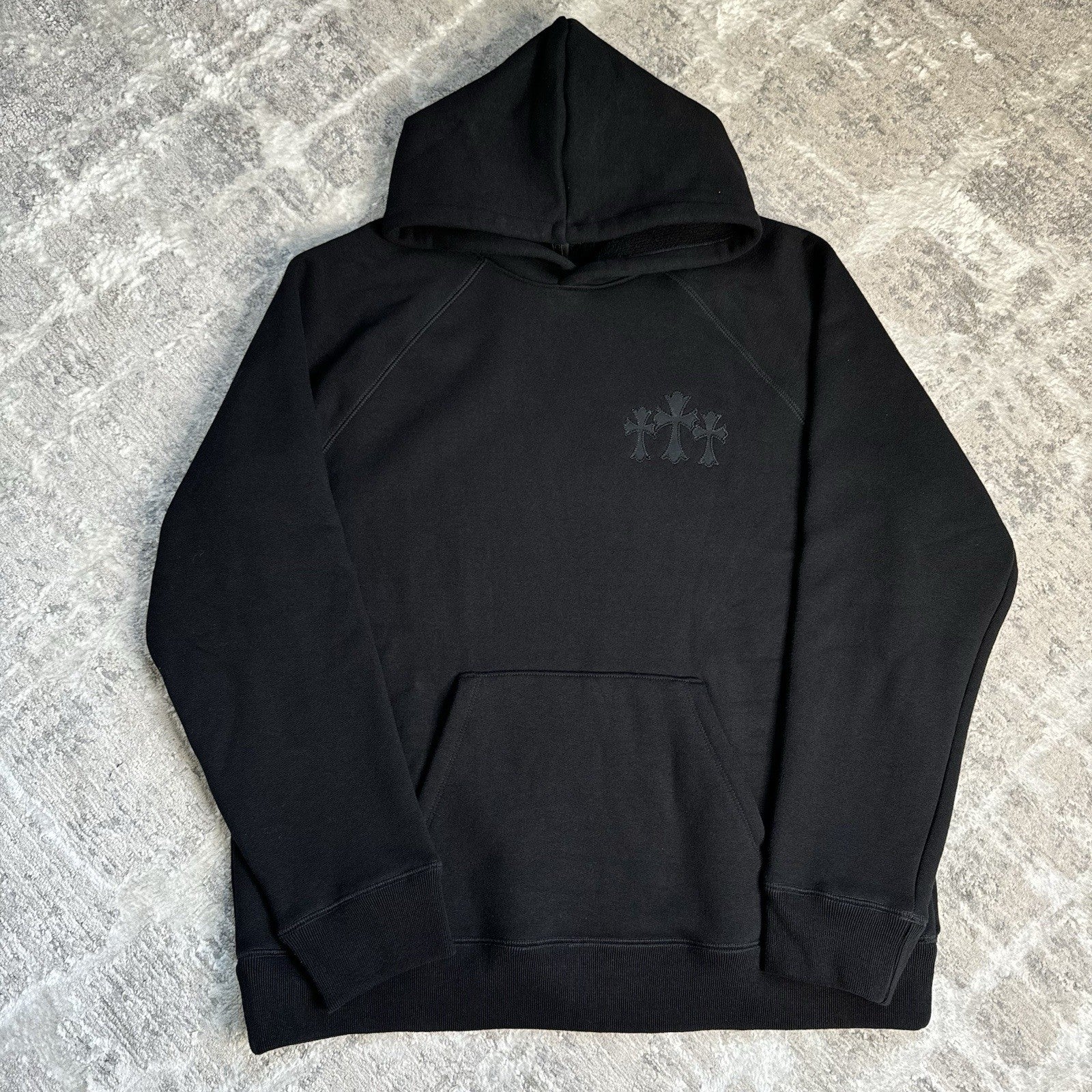 Chrome Hearts Nylon CH Triple Cross Pullover Hoodie 