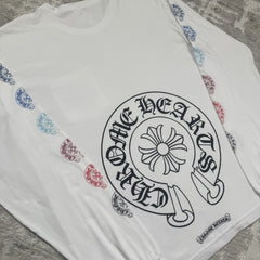 Chrome Hearts Horseshoe Multi-color Long Sleeve Tee Shirt 