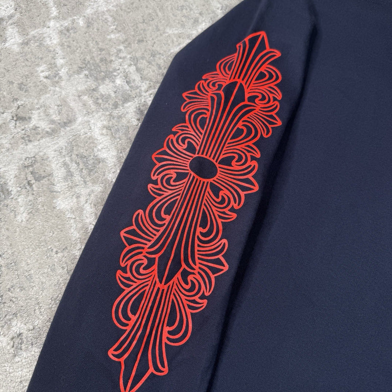Chrome Hearts Floral Horseshoe Pullover Hoodie 