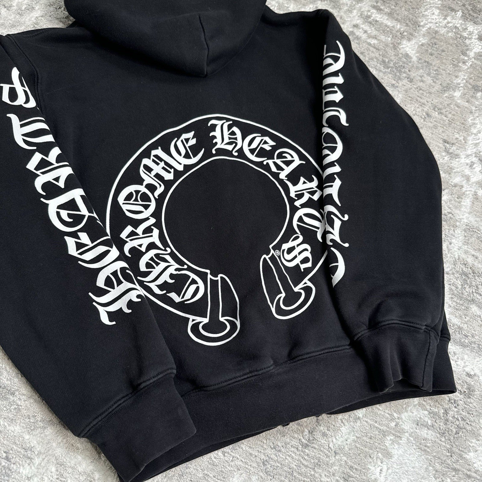 Chrome Hearts Thermal Horseshoe Dagger Zip Up Hoodie 