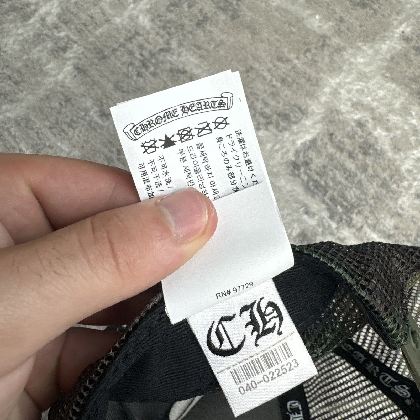 Chrome Hearts CH Hollywood Trucker Hat 