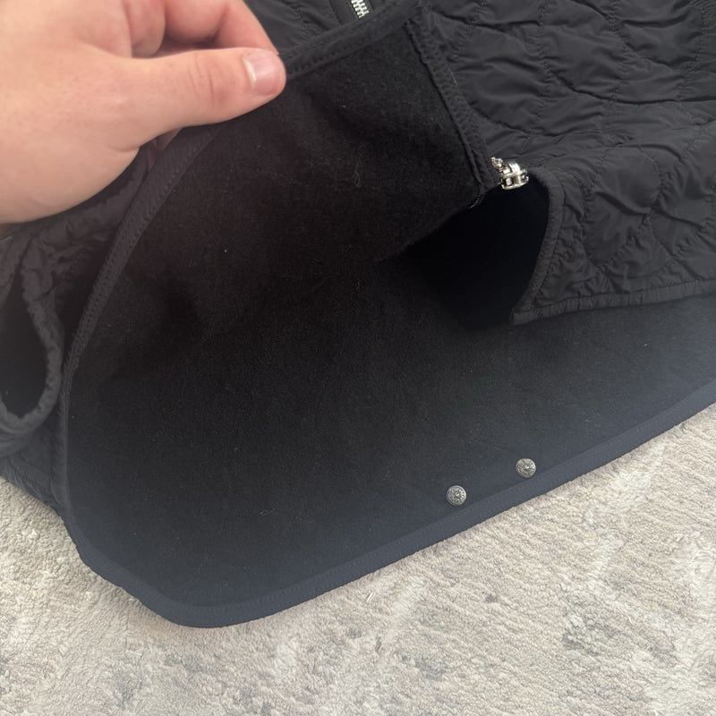 Chrome Hearts Quilted Zip Up Hoodie 