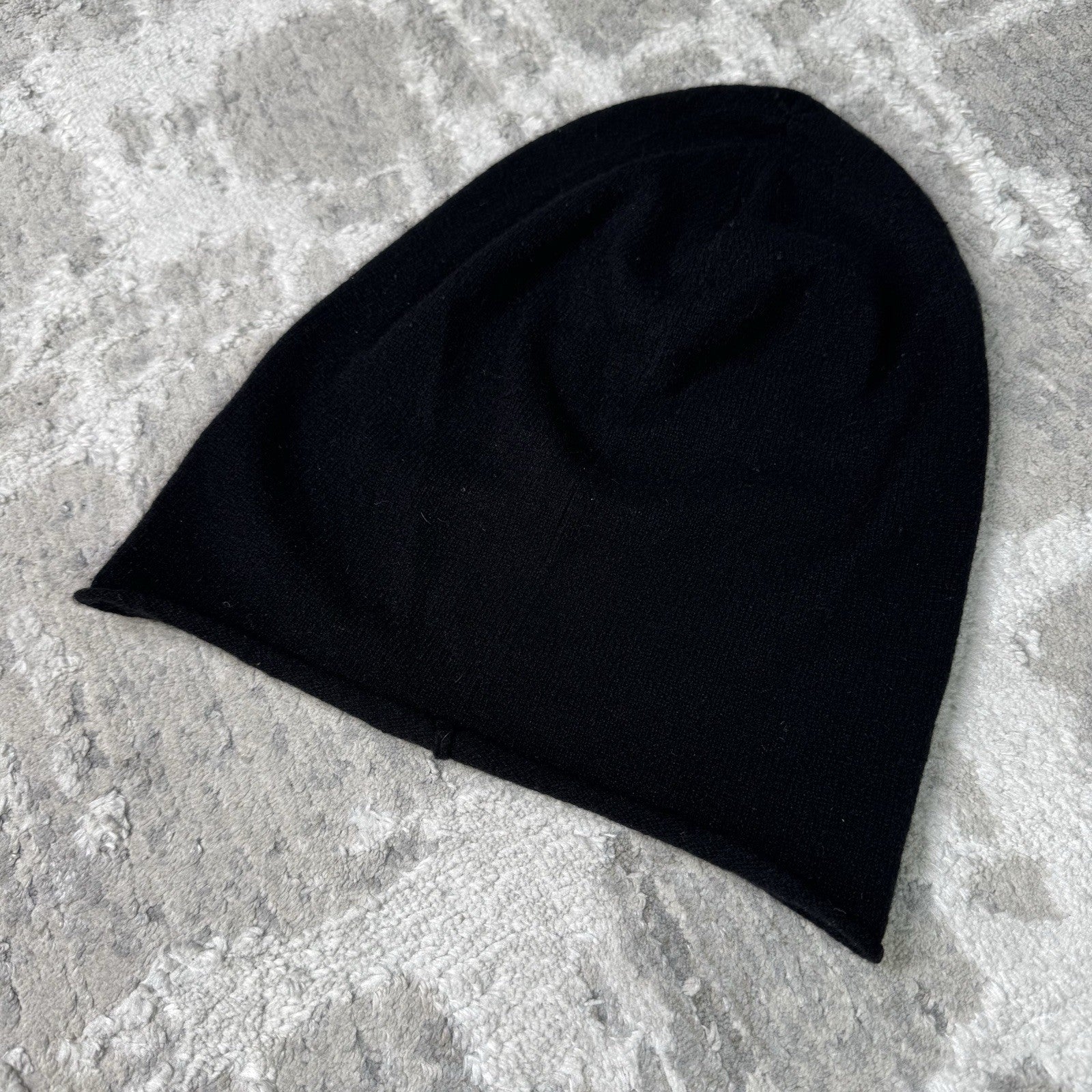 Chrome Hearts Triple cross Leather Patch Ski Mask Beanie 