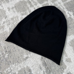 Chrome Hearts Triple cross Leather Patch Ski Mask Beanie 