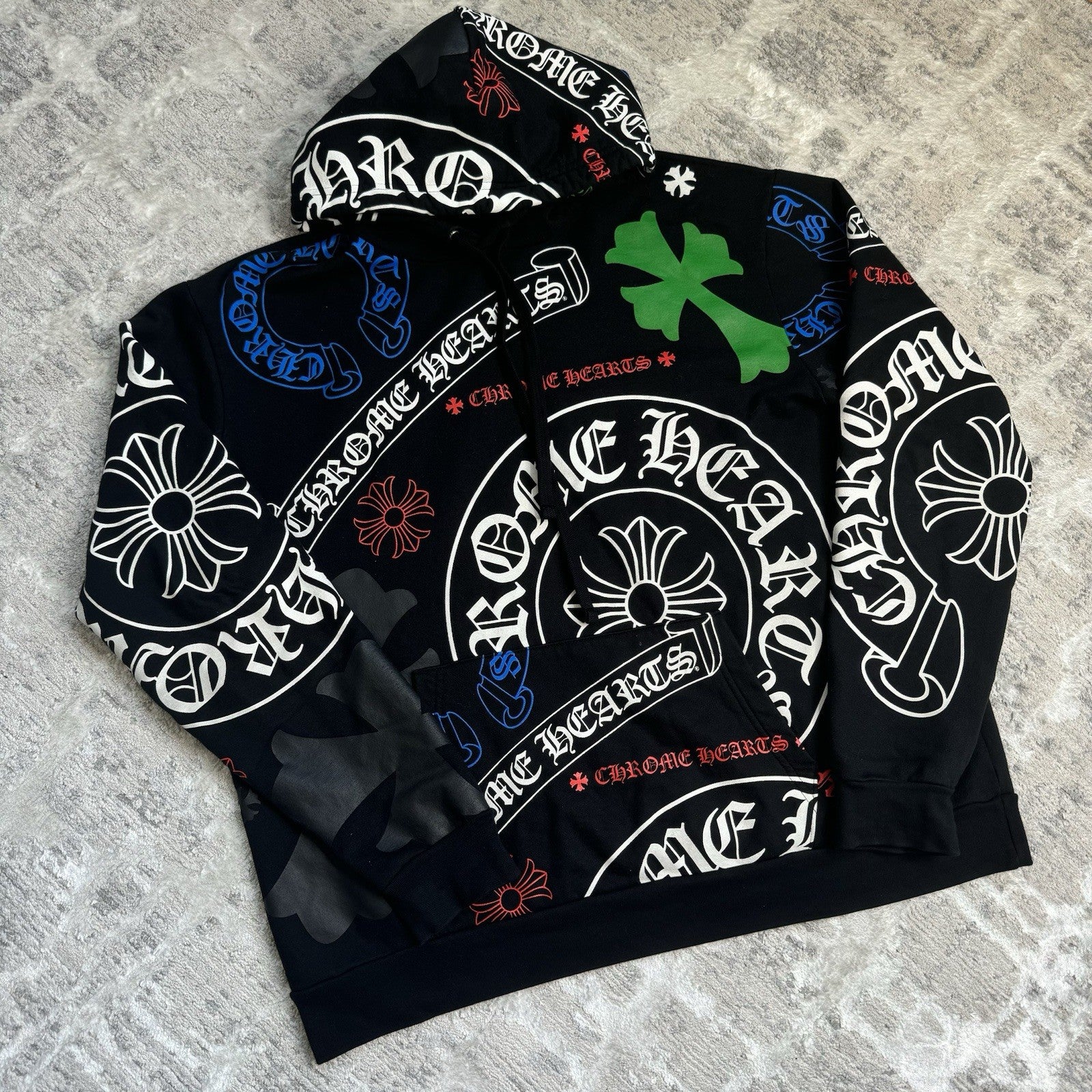 Chrome Hearts Stencil Pullover Hoodie 