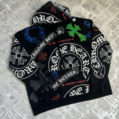 Chrome Hearts Stencil Pullover Hoodie 