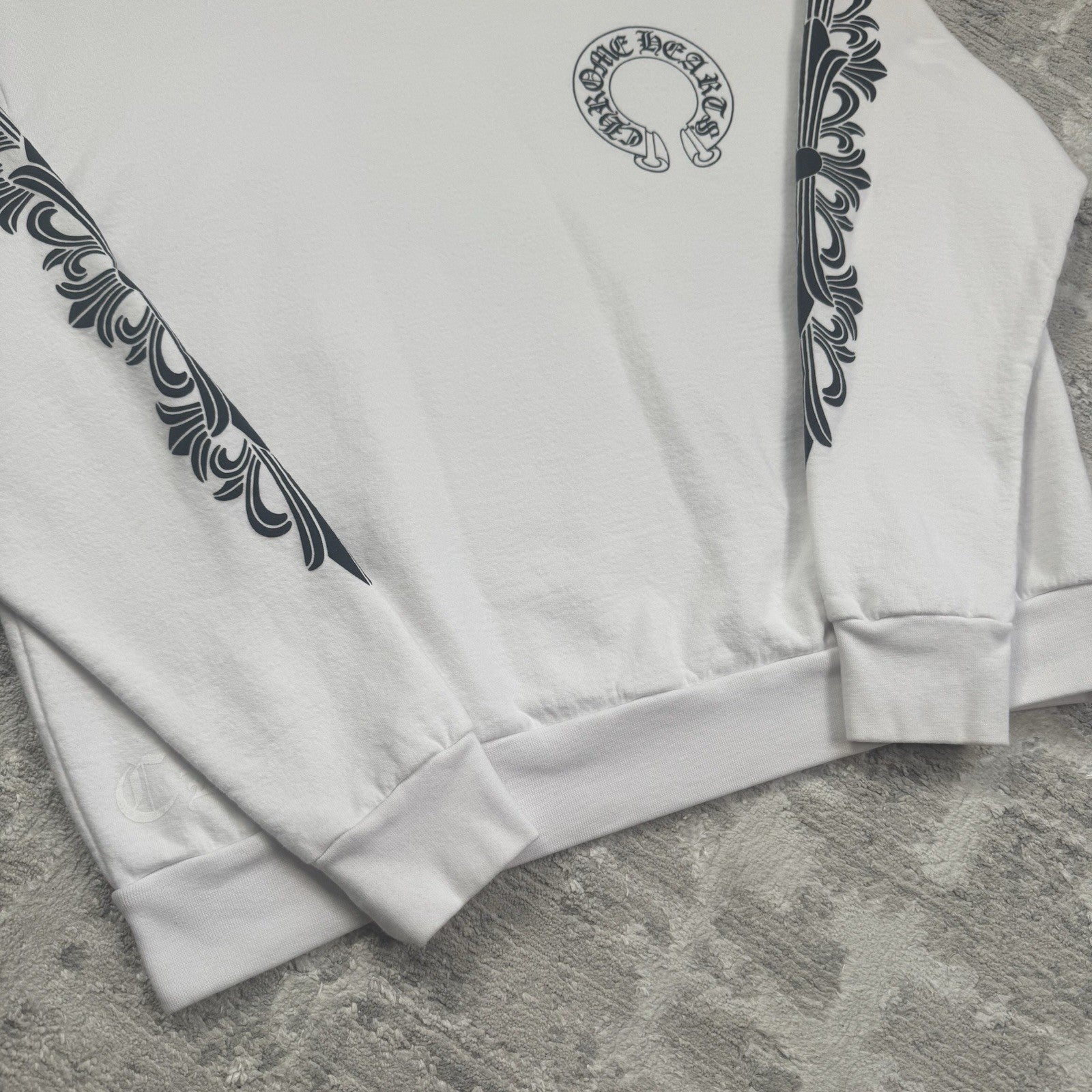 Chrome Hearts Horseshoe Floral Pullover Crewneck 