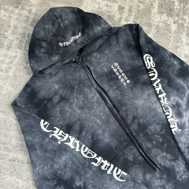 Chrome Hearts Tie Dye Horseshoe Pullover Hoodie 