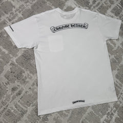 Chrome Hearts Scroll Logo Pocket Tee Shirt 