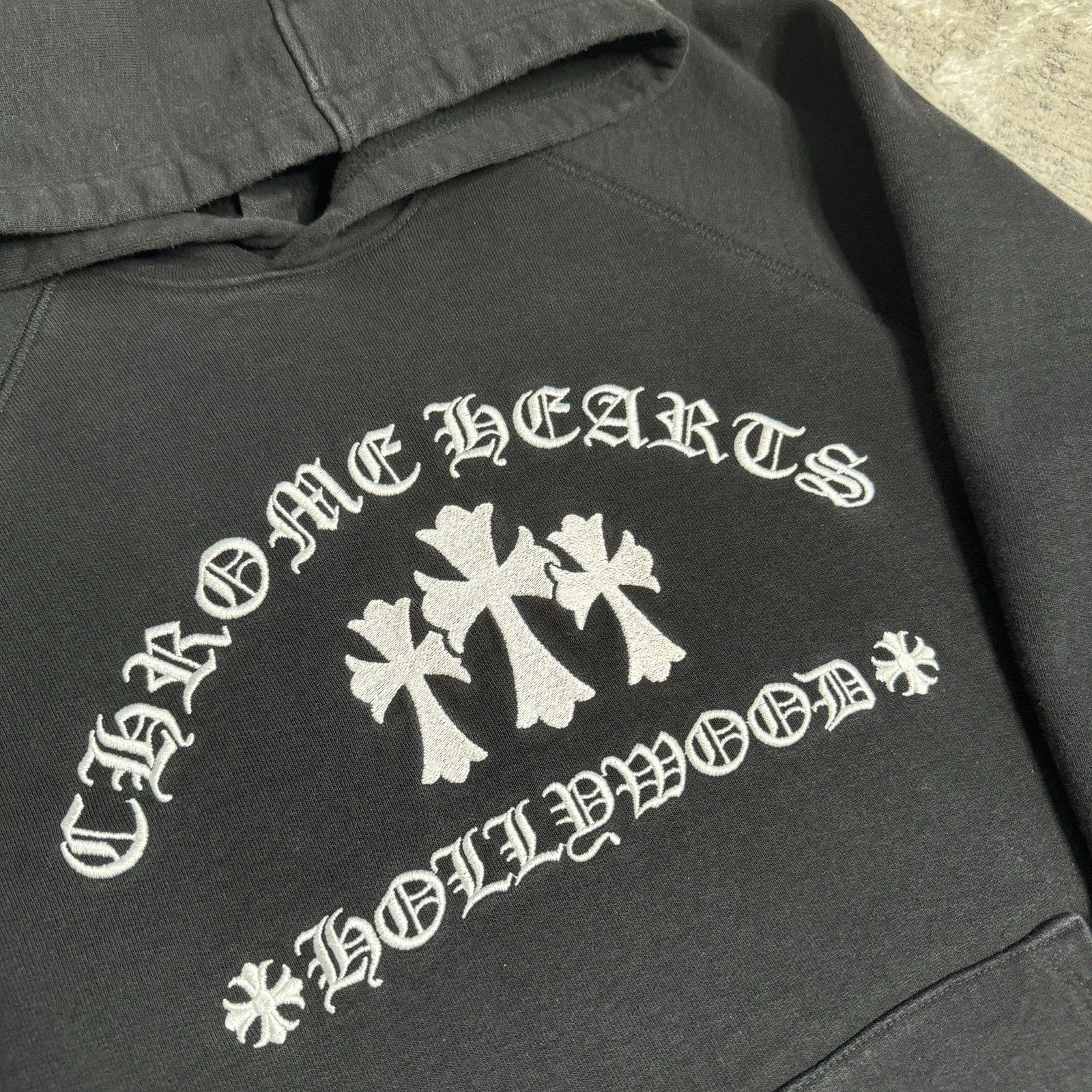 Chrome Hearts King Taco Triple Cross Embroidered Hoodie 