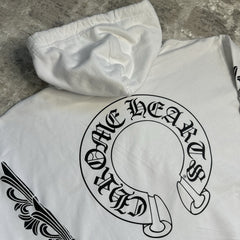 Chrome Hearts Floral Horseshoe Pullover Hoodie 