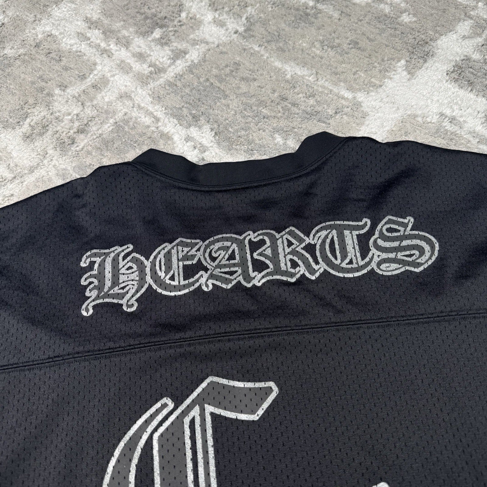Chrome Hearts Mesh Stadium Floral Long Sleeve Jersey 