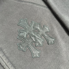 Chrome Hearts Paper Jam Triple Cross Zip Up Hoodie 