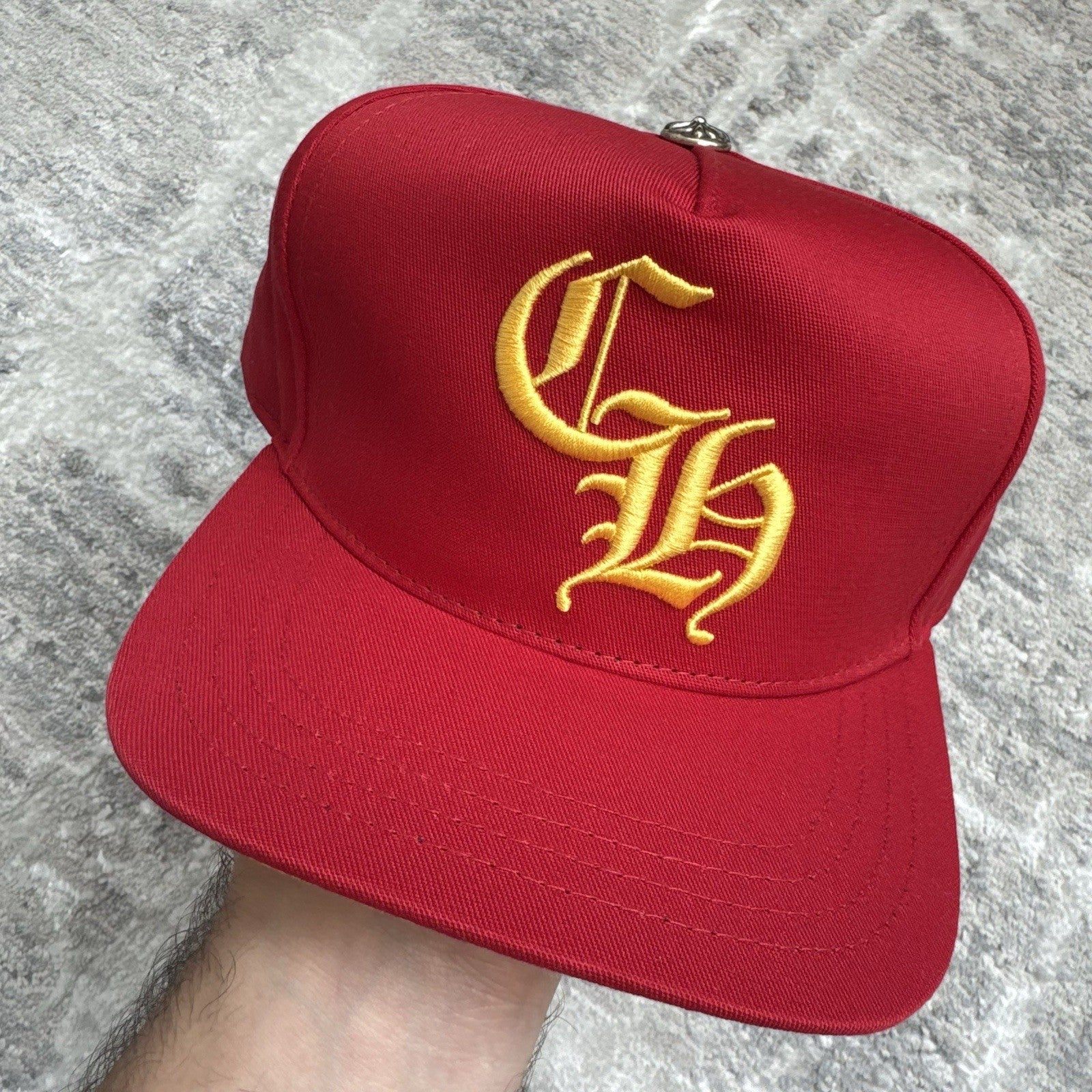 Chrome Hearts Baseball CH Hat ‘red Yellow’ 