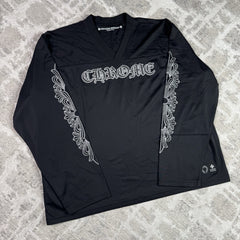 Chrome Hearts Mesh Stadium Floral Long Sleeve Jersey 