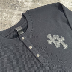 Chrome Hearts Waffle Thermal Patch Cross Long Sleeve 