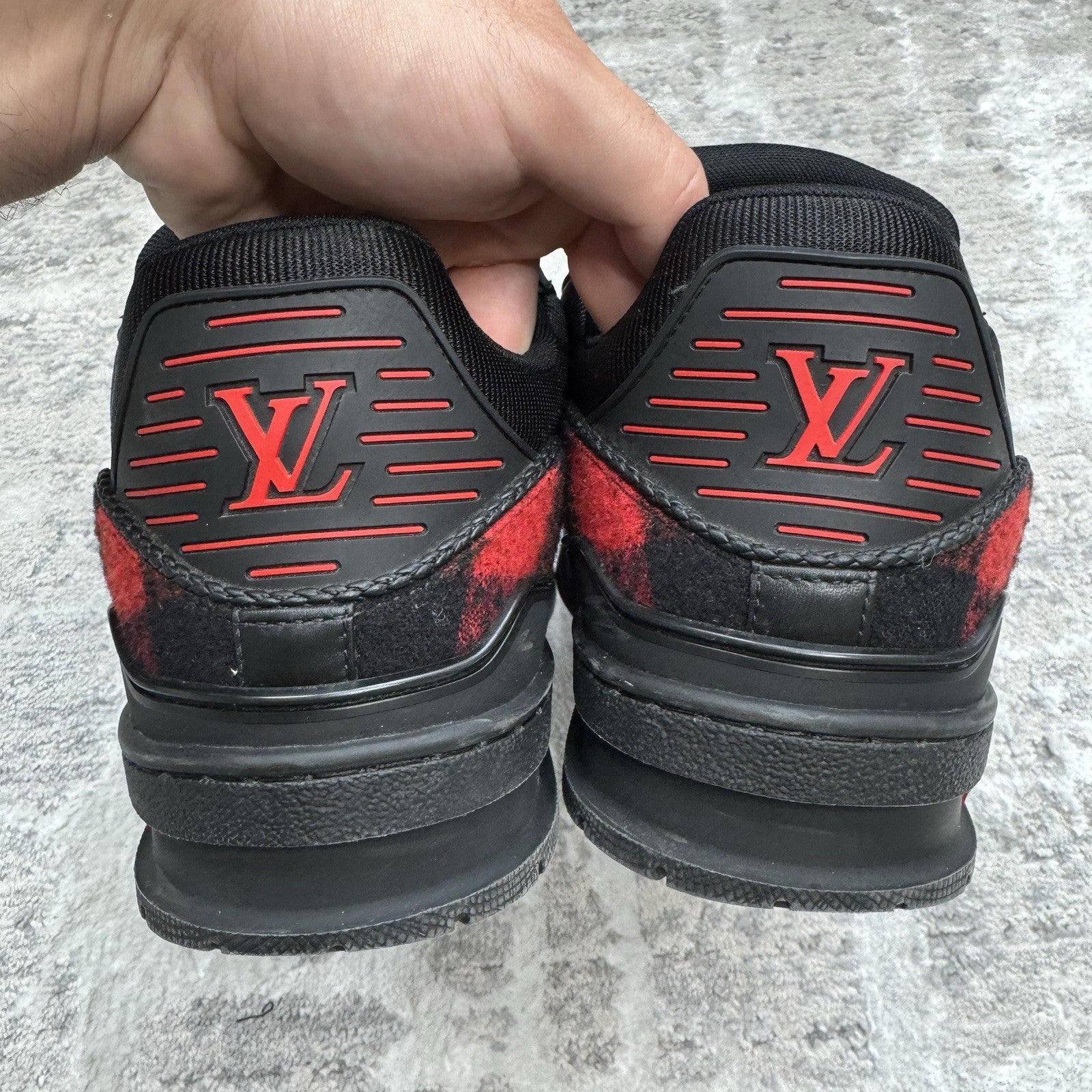 Louis Vuitton Trainer Low ‘red Plaid’ 